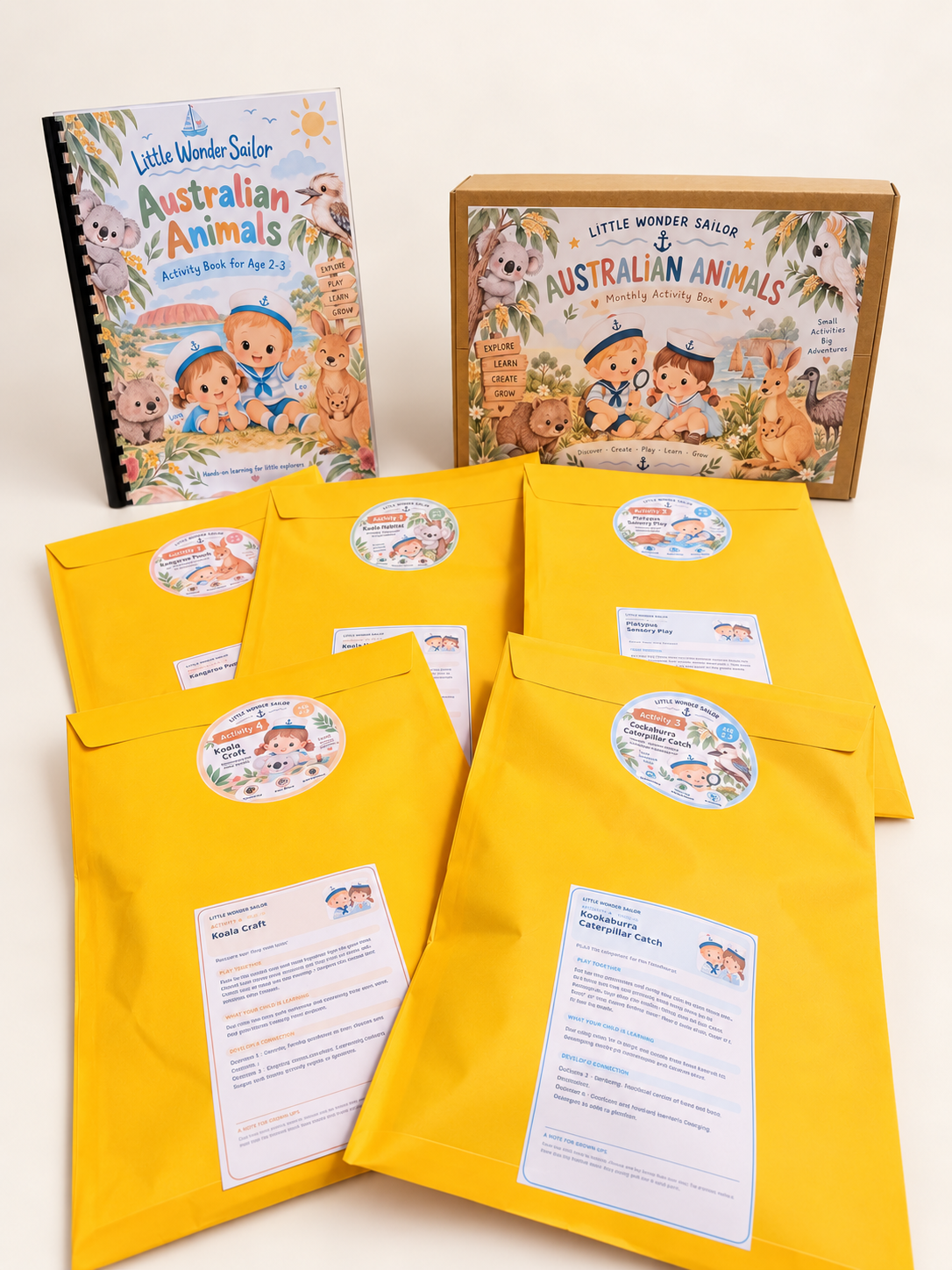 Australian Animals Activity Box — Ages 2-3(october)