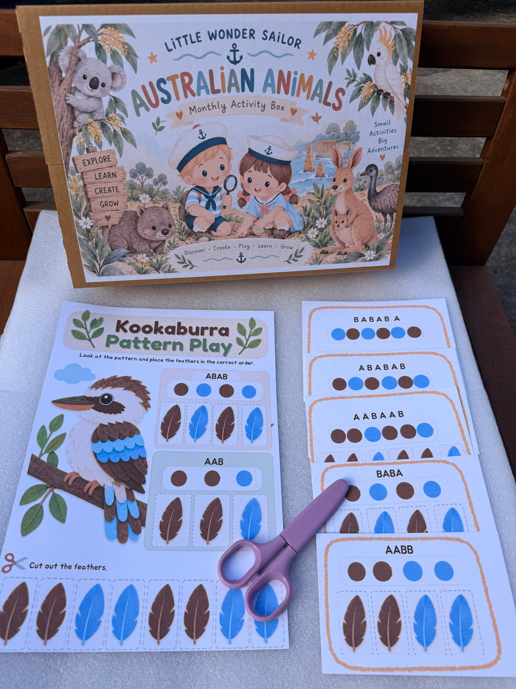Australian Animals Activity Box — Ages 3-4(october)