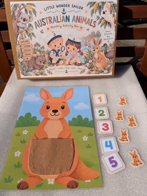 Australian Animals Activity Box — Ages 3-4(october)